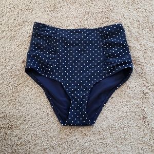 High waisted swim bottoms